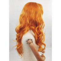 Rote Lace Front Perücke 60cm gelockt | Pumpkin