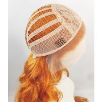 Rote Lace Front Perücke 60cm gelockt | Pumpkin