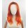 Orangene Lace Front Perücke 50cm gelockt | Sunset
