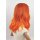 Orangene Lace Front Perücke 50cm gelockt | Sunset