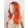 Orangene Lace Front Perücke 50cm gelockt | Sunset