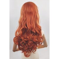 Rote Lace Front Perücke 60cm gelockt | Garnet