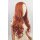 Rote Lace Front Perücke 60cm gelockt | Garnet