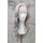 Graue Lace Front Perücke 60cm gelockt | Fullmoon