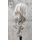 Graue Lace Front Perücke 60cm gelockt | Fullmoon