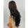 Naturschwarze Lace Front Perücke 75cm gelockt | Coffee