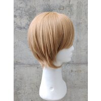 Himari Cosplay Perücke Braun | 30cm kurz glatt | Toffee