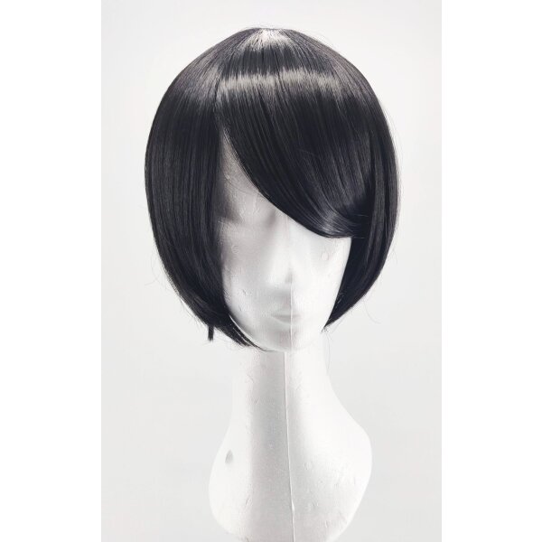 Himari Cosplay Perücke Schwarz | 30cm kurz glatt | Black