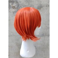 Himari Cosplay Perücke Rot | 30cm kurz glatt | Coral