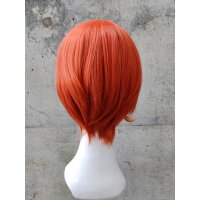 Himari Cosplay Perücke Rot | 30cm kurz glatt | Coral