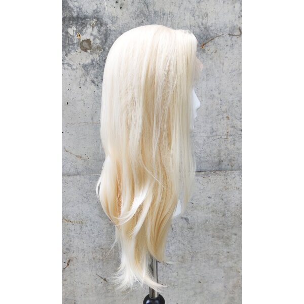 Light blond Lace Front wig 60cm straight Moonlight