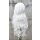 Weiße Lace Front Perücke 60cm gelockt | Snowwhite