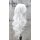 Weiße Lace Front Perücke 60cm gelockt | Snowwhite