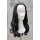 Naturschwarze Lace Front Perücke 55cm gelockt | Ebony