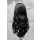 Naturschwarze Lace Front Perücke 55cm gelockt | Ebony