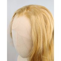 Blonde Lace Front Perücke 55cm gelockt | Oatblond