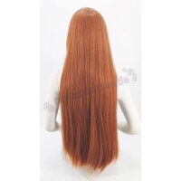 Keiko Wig | 100cm straight with fringe Brown | Sweetheart