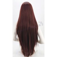 Keiko Wig | 100cm straight with fringe Brown | Elegance