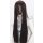 Keiko Perücke 100cm glatt mit Pony Braun | Darkbrown