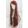 Keiko Wig | 100cm straight with fringe Brown | Cinnamon