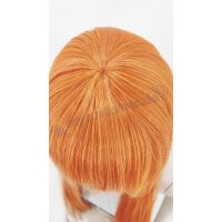 Keiko Perücke 100cm glatt mit Pony Orange | Apricot