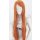 Keiko Perücke 100cm glatt mit Pony Orange | Apricot