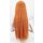 Keiko Perücke 100cm glatt mit Pony Orange | Apricot