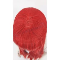 Keiko Perücke 100cm glatt mit Pony Rot | Scarlet