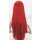 Keiko Perücke 100cm glatt mit Pony Rot | Scarlet
