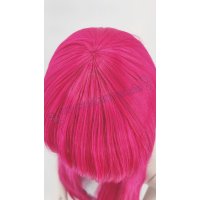 Keiko Perücke 100cm glatt mit Pony Pink | KissKiss