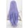 Keiko Perücke 100cm glatt mit Pony Lila | Periwinkle