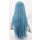 Keiko Perücke 100cm glatt mit Pony Blau | Strange Blue