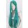 Keiko Wig | 100cm straight with fringe Turquoise