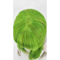 Keiko Perücke 100cm glatt mit Pony Grün | Lightgreen