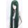 Keiko Perücke 100cm glatt mit Pony Grün | Darkgreen