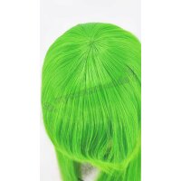 Keiko Wig | 100cm straight with fringe Green | Lime