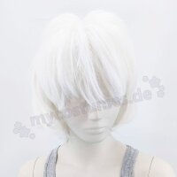 Sakura Perücke 35cm kurz gestuft Weiß | Snowwhite