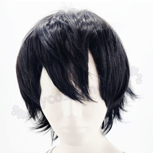 Sakura Perücke 35cm kurz gestuft Schwarz | Black