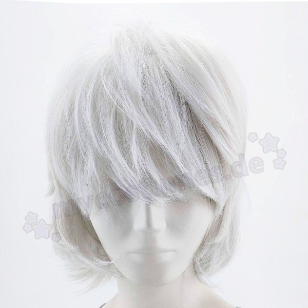 Sakura Perücke 35cm kurz gestuft Grau | Lightgrey