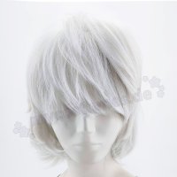 Sakura Perücke 35cm kurz gestuft Grau | Lightgrey