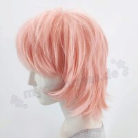 Sakura Perücke 35cm kurz gestuft Rosa | Macaron