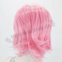 myCostumes Wig | 35cm spikey with fringe Pink  | Bubblegum