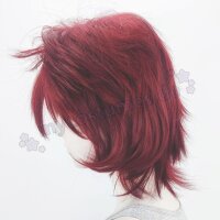 Sakura Perücke 35cm kurz gestuft Rot | Dark Red