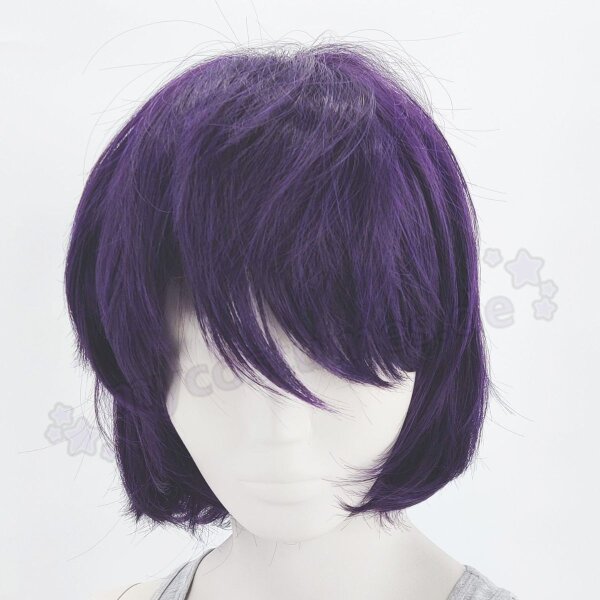 Sakura Perücke 35cm kurz gestuft Lila | Dark Purple