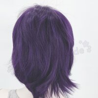 Sakura Perücke 35cm kurz gestuft Lila | Dark Purple