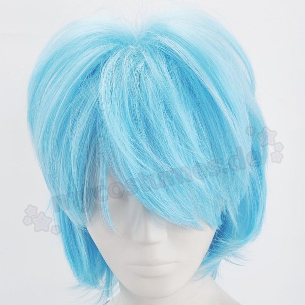 Sakura Perücke 35cm kurz gestuft Blau | Lightblue