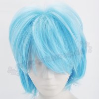 Sakura Perücke 35cm kurz gestuft Blau | Lightblue