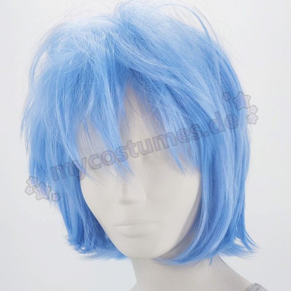Sakura Perücke 35cm kurz gestuft Blau | Cloud