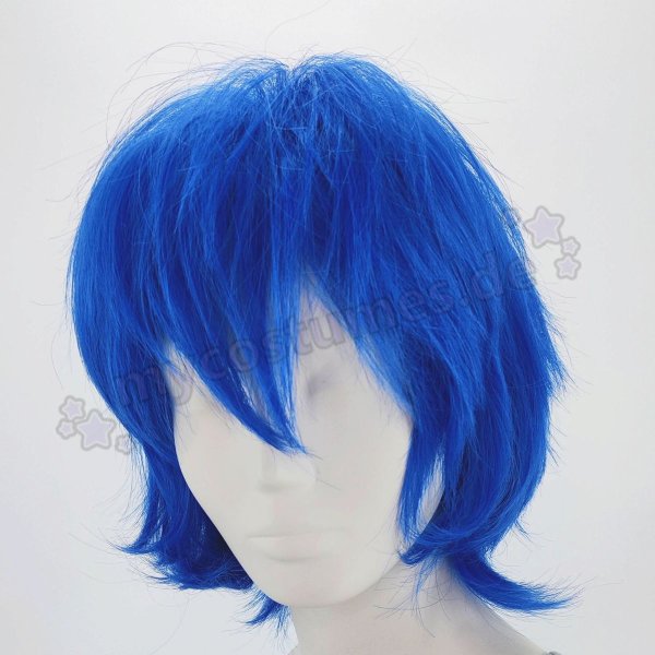 Sakura Perücke 35cm kurz gestuft Blau | Azur