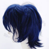 Sakura Perücke 35cm kurz gestuft Blau | Navy